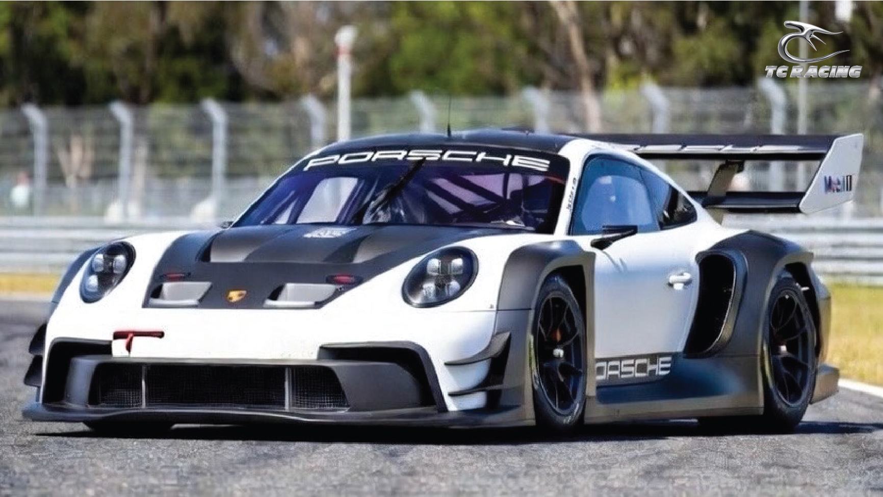 Porsche 992.2 GT# Cup Car at the track