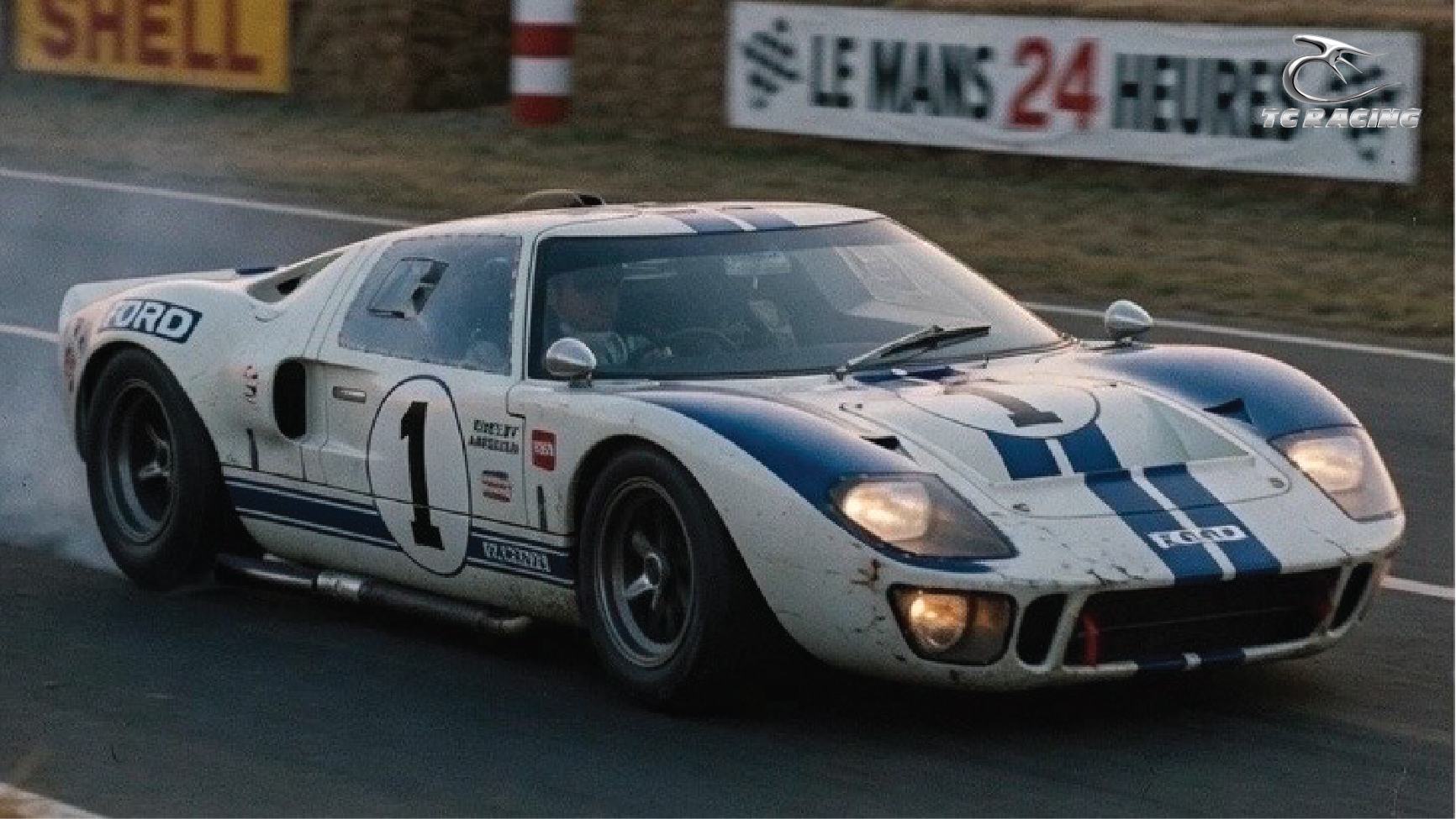 Shelby GT40 on Race Track