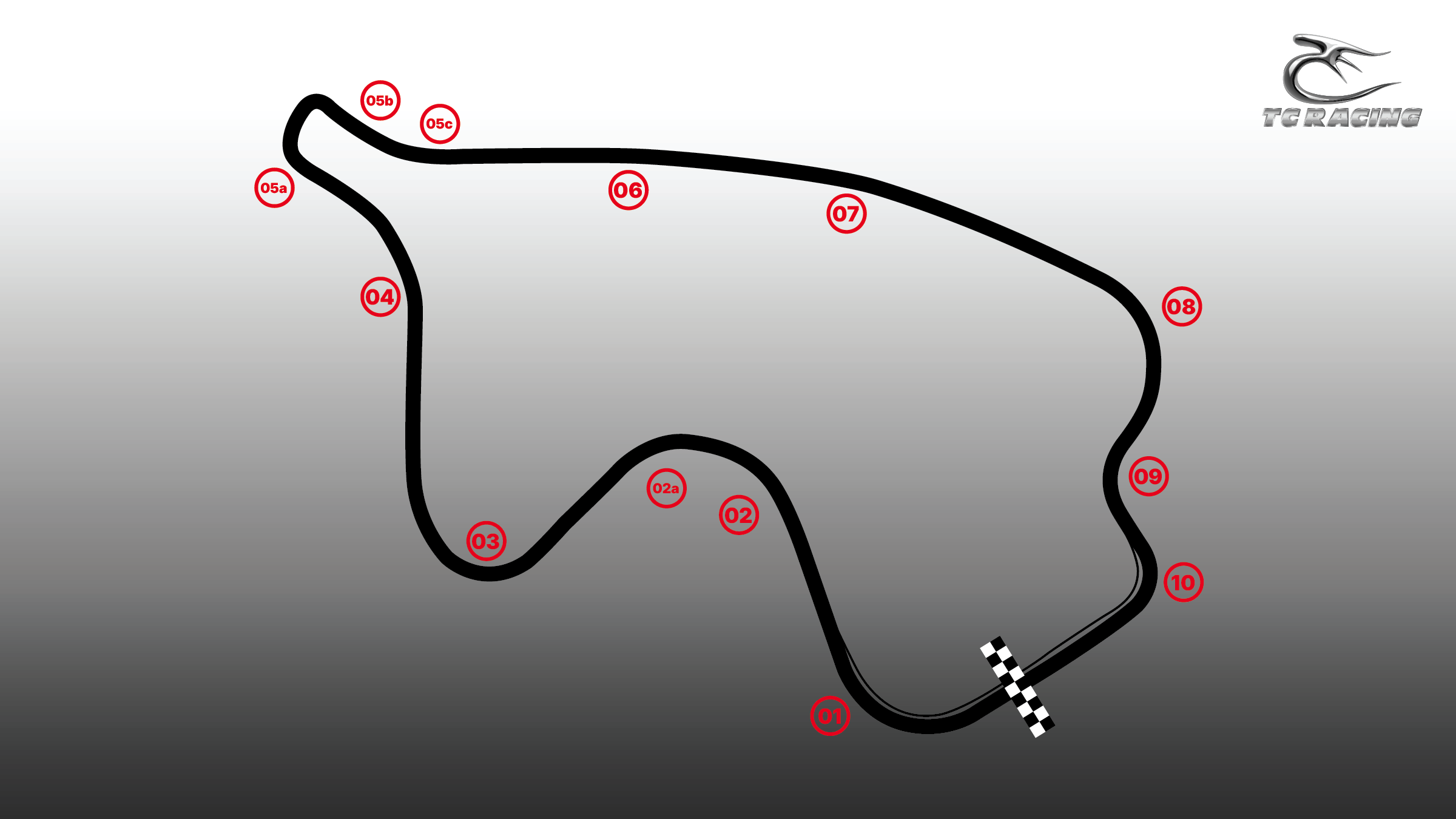 Track map of Canadian Tire Motorsports Park