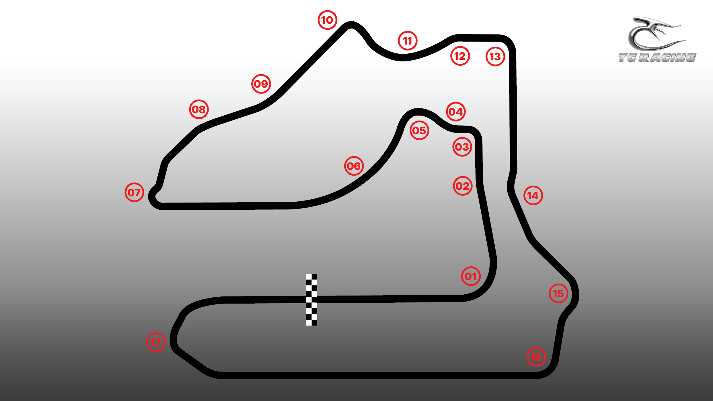 Track Map of Sebring International Raceway