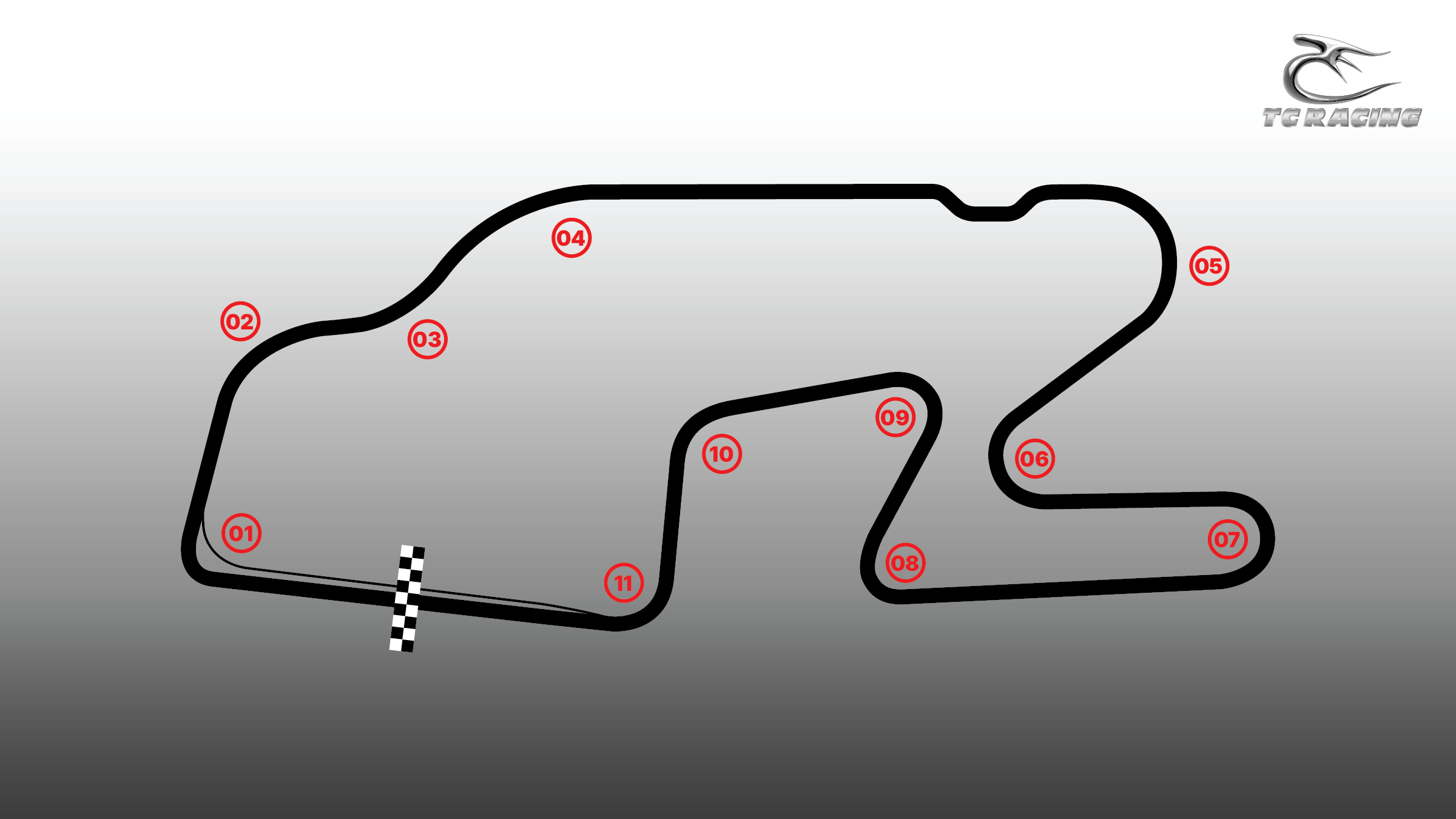 Track map of Watkins Glen International